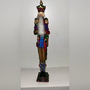 Vintage Lenox 1999 The Nutcracker King 12" Pencil Skinny Christmas Figurine